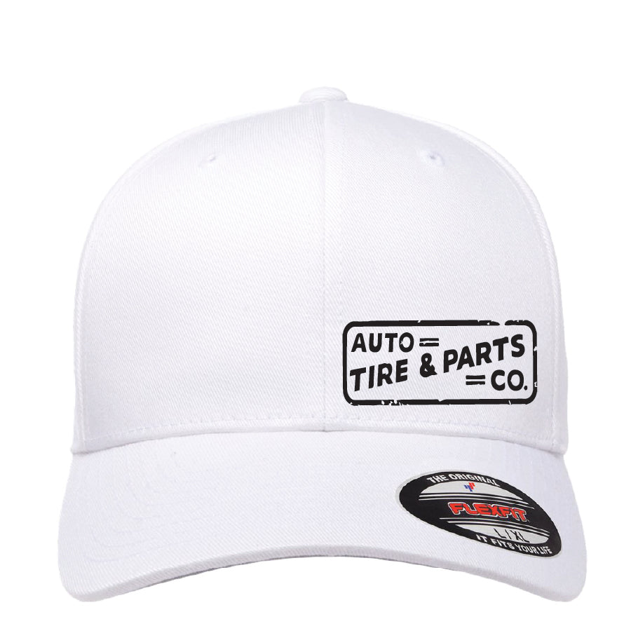 White Flex Fit Hat