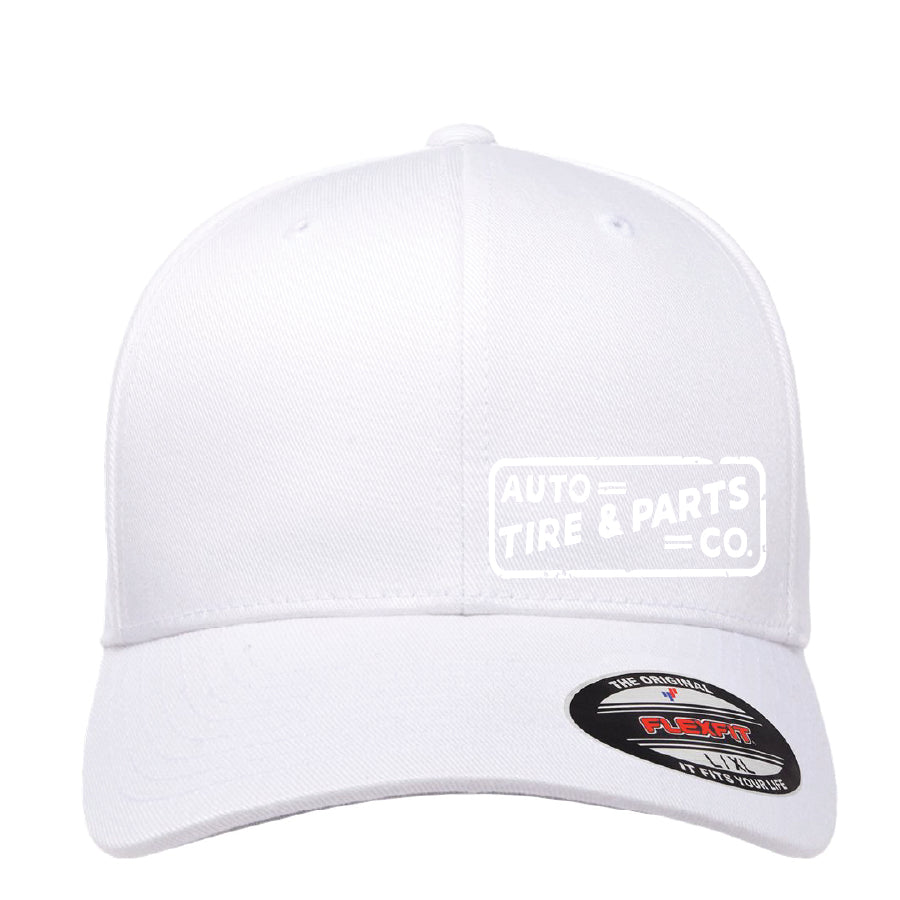 White Flex Fit Hat